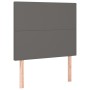 Headboards 2 units of gray synthetic leather 100x5x78/88 cm by vidaXL, Headboards and footboards - Ref: Foro24-3116140, Price...