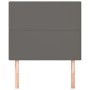 Headboards 2 units of gray synthetic leather 100x5x78/88 cm by vidaXL, Headboards and footboards - Ref: Foro24-3116140, Price...