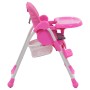 Rosa und grauer Babyhochstuhl von vidaXL, Stühle und Hochstühle für Kinder - Ref: Foro24-10186, Preis: 95,42 €, Rabatt: %