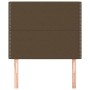 Headboards 2 units of dark brown fabric 100x5x78/88 cm by vidaXL, Headboards and footboards - Ref: Foro24-3116185, Price: 58,...