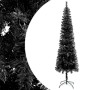 Árbol de Navidad delgado con LEDs y bolas negro 120 cm de vidaXL, Arboles de navidad - Ref: Foro24-3078070, Precio: 46,75 €, ...