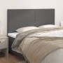 Headboards 4 units of gray synthetic leather 80x5x78/88 cm by vidaXL, Headboards and footboards - Ref: Foro24-3116152, Price:...