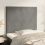 Cabeceros 2 unidades de terciopelo gris claro 80x5x78/88 cm de vidaXL, Cabeceros y pies de cama - Ref: Foro24-3116082, Precio...