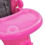 Rosa und grauer Babyhochstuhl von vidaXL, Stühle und Hochstühle für Kinder - Ref: Foro24-10186, Preis: 95,42 €, Rabatt: %