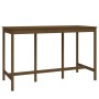 9-piece solid pine wood bar set in honey brown color. by vidaXL, Furniture sets for kitchens and dining rooms - Ref: Foro24-3...