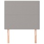 Headboards 2 units of light gray fabric 100x5x78/88 cm by vidaXL, Headboards and footboards - Ref: Foro24-3116042, Price: 68,...