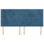 Headboards 4 units of dark blue velvet 100x5x78/88 cm by vidaXL, Headboards and footboards - Ref: Foro24-3116122, Price: 124,...