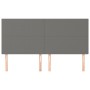 Headboards 4 units of dark gray fabric 90x5x78/88 cm by vidaXL, Headboards and footboards - Ref: Foro24-3116067, Price: 121,2...