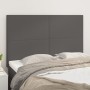 Headboards 4 units gray synthetic leather 72x5x78/88 cm by vidaXL, Headboards and footboards - Ref: Foro24-3116146, Price: 10...