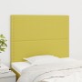 Cabeceros 2 unidades de tela verde 90x5x78/88 cm de vidaXL, Cabeceros y pies de cama - Ref: Foro24-3116181, Precio: 57,93 €, ...