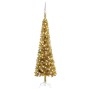 Narrow Christmas tree set with LED and ball gold 180 cm by vidaXL, Christmas trees - Ref: Foro24-3078087, Price: 59,05 €, Dis...