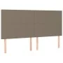 Kopfteile 4 Einheiten taupegrauer Stoff 80x5x78/88 cm von vidaXL, Kopf- und Fußteile - Ref: Foro24-3116062, Preis: 134,75 €, ...