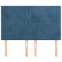 Headboards 4 units dark blue velvet 72x5x78/88 cm by vidaXL, Headboards and footboards - Ref: Foro24-3116104, Price: 106,15 €...