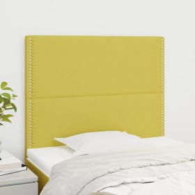 Headboards 2 units of green fabric 80x5x78/88 cm by vidaXL, Headboards and footboards - Ref: Foro24-3116173, Price: 53,03 €, ...