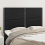 Cabeceros 4 unidades cuero sintético negro 72x5x78/88 cm de vidaXL, Cabeceros y pies de cama - Ref: Foro24-3116282, Precio: 1...