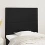 Headboards 2 units of black synthetic leather 90x5x78/88 cm by vidaXL, Headboards and footboards - Ref: Foro24-3116130, Price...