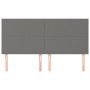 Headboards 4 units of dark gray fabric 100x5x78/88 cm by vidaXL, Headboards and footboards - Ref: Foro24-3116075, Price: 126,...