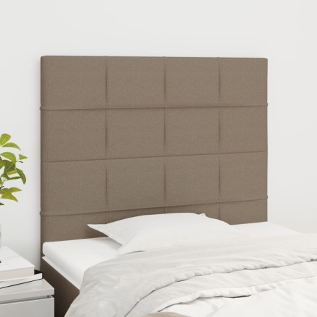 Headboards 2 units taupe gray fabric 80x5x78/88 cm by vidaXL, Headboards and footboards - Ref: Foro24-3116310, Price: 64,54 €...