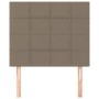 Headboards 2 units taupe gray fabric 80x5x78/88 cm by vidaXL, Headboards and footboards - Ref: Foro24-3116310, Price: 64,54 €...