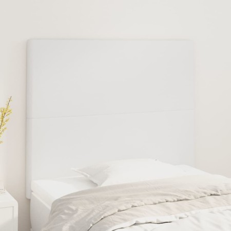 Headboards 2 units of white synthetic leather 80x5x78/88 cm by vidaXL, Headboards and footboards - Ref: Foro24-3116125, Price...