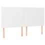 Headboards 4 units of white synthetic leather 80x5x78/88 cm by vidaXL, Headboards and footboards - Ref: Foro24-3116149, Price...