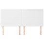 Headboards 4 units of white synthetic leather 80x5x78/88 cm by vidaXL, Headboards and footboards - Ref: Foro24-3116149, Price...