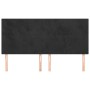 Headboards 4 units of black velvet 90x5x78/88 cm by vidaXL, Headboards and footboards - Ref: Foro24-3116114, Price: 119,71 €,...