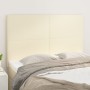 Headboards 4 units cream-colored synthetic leather 72x5x78/88 cm by vidaXL, Headboards and footboards - Ref: Foro24-3116144, ...