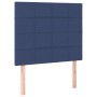 Cabeceros 2 unidades de tela azul 100x5x78/88 cm de vidaXL, Cabeceros y pies de cama - Ref: Foro24-3116328, Precio: 68,76 €, ...