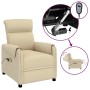 Cream fabric electric massage chair by vidaXL, Electric massage chairs - Ref: Foro24-3143364, Price: 187,77 €, Discount: %