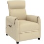 Cream fabric electric massage chair by vidaXL, Electric massage chairs - Ref: Foro24-3143364, Price: 187,77 €, Discount: %