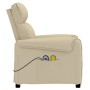 Cream fabric electric massage chair by vidaXL, Electric massage chairs - Ref: Foro24-3143364, Price: 187,77 €, Discount: %