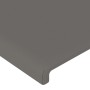 Cabeceros 4 unidades de cuero sintético gris 100x5x78/88 cm de vidaXL, Cabeceros y pies de cama - Ref: Foro24-3116164, Precio...