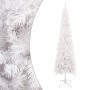 Slim artificial Christmas tree with LEDs and white balls 120 cm by vidaXL, Christmas trees - Ref: Foro24-3078101, Price: 49,5...