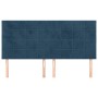 Headboards 4 units of dark blue velvet 100x5x78/88 cm by vidaXL, Headboards and footboards - Ref: Foro24-3116402, Price: 125,...