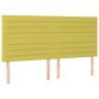 Headboards 4 units of green fabric 100x5x78/88 cm by vidaXL, Headboards and footboards - Ref: Foro24-3116501, Price: 132,79 €...