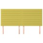 Headboards 4 units of green fabric 100x5x78/88 cm by vidaXL, Headboards and footboards - Ref: Foro24-3116501, Price: 132,79 €...