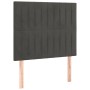 Headboards 2 units of dark gray velvet 90x5x78/88 cm by vidaXL, Headboards and footboards - Ref: Foro24-3116607, Price: 66,33...