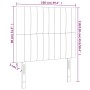 Headboards 2 units of pink velvet 100x5x78/88 cm by vidaXL, Headboards and footboards - Ref: Foro24-3116617, Price: 68,99 €, ...