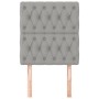 Headboards 2 units of light gray fabric 80x7x78/88 cm by vidaXL, Headboards and footboards - Ref: Foro24-3116642, Price: 79,8...