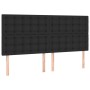 Headboards 4 units of black synthetic leather 90x5x78/88 cm by vidaXL, Headboards and footboards - Ref: Foro24-3116434, Price...