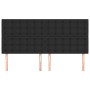 Headboards 4 units of black synthetic leather 90x5x78/88 cm by vidaXL, Headboards and footboards - Ref: Foro24-3116434, Price...