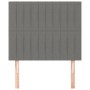 Headboards 2 units of dark gray fabric 90x5x78/88 cm by vidaXL, Headboards and footboards - Ref: Foro24-3116553, Price: 66,38...