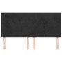 Headboards 4 units of black velvet 80x5x78/88 cm by vidaXL, Headboards and footboards - Ref: Foro24-3116108, Price: 116,34 €,...