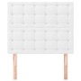 Headboards 2 units of white synthetic leather 80x5x78/88 cm by vidaXL, Headboards and footboards - Ref: Foro24-3116405, Price...