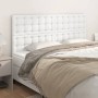 Headboards 4 units of white synthetic leather 90x5x78/88 cm by vidaXL, Headboards and footboards - Ref: Foro24-3116435, Price...