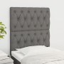 Headboards 2 units of dark gray fabric 80x7x78/88 cm by vidaXL, Headboards and footboards - Ref: Foro24-3116643, Price: 80,59...