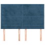 Headboards 4 units dark blue velvet 72x5x78/88 cm by vidaXL, Headboards and footboards - Ref: Foro24-3116524, Price: 109,99 €...