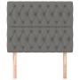 Headboards 2 units of dark gray fabric 100x7x78/88 cm by vidaXL, Headboards and footboards - Ref: Foro24-3116659, Price: 79,1...