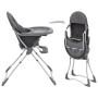 Gray and white baby high chair by vidaXL, Chairs and high chairs for children - Ref: Foro24-10185, Price: 64,75 €, Discount: %